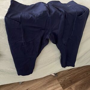 Nike Universa Dark Blue DRI-FIT Crop Leggings 2X